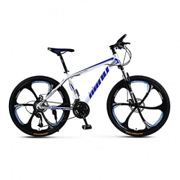 GUHUIHE Mountain Bike GUHUIHE 24" / 26" Mountain Bike For Adult, High-Carbon Steel Frame Adult Variable Speed Bicycle ，Dual Disc Brake Hardtail (Size : 26inch)