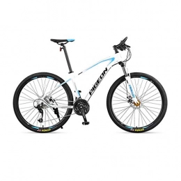 Guyuexuan Bike Guyuexuan 27.5 Inch 27-speed Mountain Bike, Bicycle, Male And Female Student City Commuter, Adult Mountain Biking The latest style, simple design (Color : White, Edition : 27 speed)