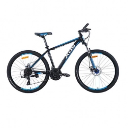 Guyuexuan Mountain Bike Guyuexuan Mountain Bike, City Commuter Bike, Adult, Student, 24 Speed 26 Inch Aluminum Alloy Shifting Bicycle The latest style, simple design (Color : Black blue, Edition : 24 speed)