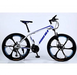 GWFVA Bike GWFVA Adult Mens Bicycle 26 Inches Aluminum Alloy Off-Road Bike 6-Spoke Wheels Full Suspension Speed Mountain Bikes Dual Disc Brake