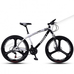 GWFVA Mountain Bike GWFVA Bicycle, 24 Inch, Variable Speed Shock Absorption Off-Road Dual Disc Brakes High Carbon Steel Frame High Hardness Young Cycling Students Adult Men And Women Suitable For Height 145-160Cm