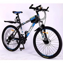 GXQZCL-1 Mountain Bike GXQZCL-1 26" Mountain Bikes, Steel Frame Hard-tail Bicycles with Dual Disc Brake and Front Suspension, 21 speeds MTB Bike (Color : C)
