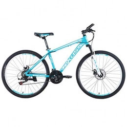 GXQZCL-1 Mountain Bike GXQZCL-1 26inch Mountain Bike, Aluminium Alloy Frame Bicycles, 17" Frame, Double Disc Brake and Front Suspension, 21 Speed MTB Bike (Color : C)