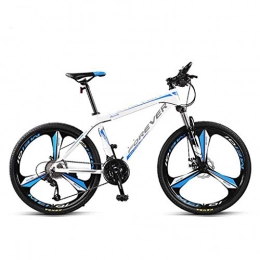GXQZCL-1 Mountain Bike GXQZCL-1 Mountain Bike, Aluminium Alloy Frame Bicycles, Dual Disc Brake and Lockout Front Fork, 26inch Wheel, 27 Speed MTB Bike (Color : White)