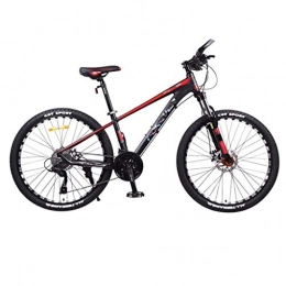 GXQZCL-1 Mountain Bike GXQZCL-1 Mountain Bike / Bicycles, Aluminium Alloy Frame Hard-tail Bike, Front Suspension and Dual Disc Brake, 26inch Wheels, 27 Speed MTB Bike (Color : A)