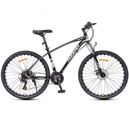 GXQZCL-1 Mountain Bike GXQZCL-1 Mountain Bike / Bicycles, Carbon Steel Frame, Front Suspension and Dual Disc Brake, 26inch Spoke Wheels, 24 Speed MTB Bike (Color : E)