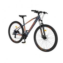 GYP Bike GYP Adult Mountain Bike 29" Wheels Men's / Women's 18" Aluminum Frame 3 Speed ​​Adjustment w / Spring Suspension w / Impact Protected Hydraulic Disc Brakes (Color : Orange)