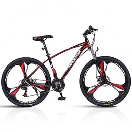 HAOYF Mountain Bike HAOYF 26 / 27.5 Inch 24 / 27 Speed Mountain Bike Bicycle, Adult Student Outdoors Sport Cycling Road Bikes Exercise Bikes, Dual Disc Brakes Hardtail Mountain Bikes, Red, 26 Inch 27 Speed