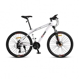 Haoyushangmao  Haoyushangmao Bicycle, Mountain Bike, Adult Male Student Bicycle, 26 Inch 21 Speed, Road Bike The latest style, simple design (Color : White, Edition : 21 speed)