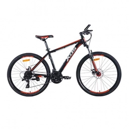 Haoyushangmao Mountain Bike Haoyushangmao Mountain Bike, City Commuter Bike, Adult, Student, 24 Speed 26 Inch Aluminum Alloy Shifting Bicycle The latest style, simple design (Color : Black orange, Edition : 24 speed)