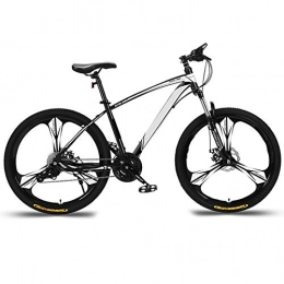 haozai Mountain Bike haozai 26 Inch Adults Mountain Trail Bike, Comfortable Soft Cushion, Frosted Handlebar, Gears Disc Brakes, 21 SpeedHigh Carbon Steel Bold Suspension Frame Bicycles