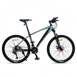 haozai Bike haozai Adult Mountain Bike 27.5 Inch, Double Bow Seat, Front And Rear Oil Disc Brakes, 27 Speed / 30 Speed, Aluminum Alloy Frame, Damping Bicycle