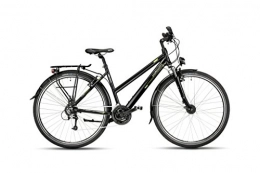 Hawk Bikes Green Lady Women's Trekking Bike Ladies Hybrid-Aluminium Frame with 24Speed Shimano Gears and Hub Dynamo