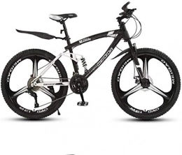 HCMNME Mountain Bike HCMNME durable bicycle Adult Mens 24 Inch Mountain Bike, Student High-Carbon Steel City Bicycle, Double Disc Brake Beach Snow Bikes, Magnesium Alloy Integrated Wheels Alloy frame with Disc Brake