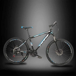 HCMNME Mountain Bike HCMNME durable bicycle Adult Variable Speed 26 Inch Mountain Bike, 21-24 - 27 speeds Lightweight Aluminium Alloy Frame Bikes, Shock Absorption Dual Disc Brake Bicycle Alloy frame with Disc Brake