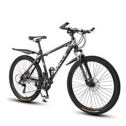 HECHEN Mountain Bike HECHEN Mountain Bike, 26in Wheels Full Suspension 27 Speed MTB Bicycle, Suspension Fork Bike for adults, Double disc brake, Black