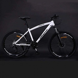 HFFFHA Mountain Bike HFFFHA 26in Adult Mountain Bike, Mountain Trail Bike High Carbon Steel Outroad Bicycles, 21-Speed Bicycle Full Suspension MTB ​​Gears Dual Disc Brakes Mountain Bicycle (Size : 27 speed)
