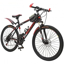 HHORB Mountain Bike HHORB Mountain Bike 20 Inch, 22 Inch, 24 Inch, 26 Inch Bicycle Aluminum Alloy Frame, Male And Female Outdoor Sports Road Bike, Four Colors Are Available, Red, 22