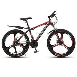 HJRBM Mountain Bike HJRBM Mountain Trail Bike， High-Carbon Steel Mountain Bikes， 26 Inch Wheels， 24 Speed Bicycle， Suspension MTB， 3 Cutter Wheel， for Outdoors Sport Cycling fengong