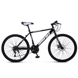 HKPLDE Bike HKPLDE 26 Inch Mountain Bike 24-Speed Unisex Bicycle Adult Student Outdoors Sport Cycling Road Bikes Wheels With Disc Brakes-black-24speed