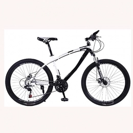 HUAQINEI Mountain Bike HUAQINEI Bicycles Adult Mountain Bike 24 Inch, 21 / 24 Speed with Double Disc Brake high-carbon steel Adult MTB Hard with Adjustable Seat Student, Yellow, 24 SPEED