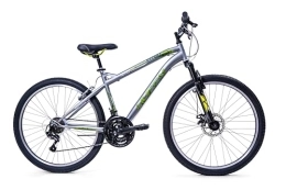Huffy  Huffy Extent Mens Mountain Bike 26 Inch Wheels 18 Gears Gunmetal Grey Front Suspension