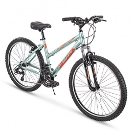 Huffy  Huffy Women's Bicycle Company Hardtail Escalate Men's Mountain Trail Bike 26 inch with 15 inch Frame, Gloss Metallic Mint, wheels / 15 inch