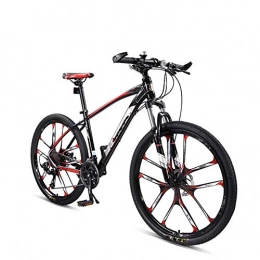HY-WWK Mountain Bike HY-WWK Adults Cruiser Bike, Lockable Front Fork 26 / 27.5 inch Mountain Bike Double Disc Brake 30 Speed Magnesium Alloy Integrated Wheel, B, a