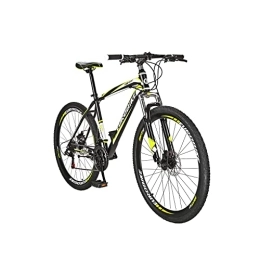 Hybike Bike Hybike Mountain Bikes HYX1 27.5 Inches Wheel 21 Speed Mountain Bicycle Dual Disc Brake Adult / Youth Commuter bike (Blackyellow / Spoke wheel)