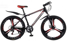 Hycy Mountain Bike HYCy 26 Inch Mountain Bike Bicycle, High Carbon Steel And Aluminum Alloy Frame, Double Disc Brake, PVC And All Aluminum Pedals