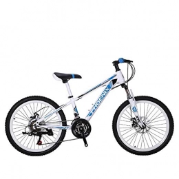 Implicitw Mountain Bike Implicitw Mountain bike 21-speed dual disc brake 22 inches black blue black red-22 inches broken wind white blue