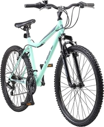 Insync Mountain Bike Insync Breeze Womens MTB Mountain Bike, Front Suspension, 26-Inch Wheels, 16-Inch Frame, 18 speed Shimano gearing and Shimano Revoshift,  Mint Green Colour