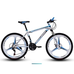ITOSUI Bike ITOSUI 24 / 26-inch Mountain Bike, 21 / 24 / 27 Speed Mountain Bicycle With High Carbon Steel Frame and Double Disc Brake, Front Suspension Anti-Skid Shock-absorbing Front Fork, Adult Bike