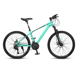 ITOSUI Mountain Bike ITOSUI 26” Mountain Bike, Disc Brake 27 Speed Bicycle Front Suspension MTB, Hardtail Mountain Bikes Alloy Frame, Men and Women Universal Cross-country Mountain Bike，Double Disc Brakes, Green