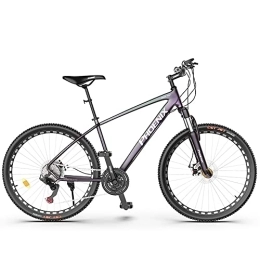 JAMCHE  JAMCHE 26 Inch Mountain Bike, Mountain Bicycles Aluminum with 17 Inch Frame, Mountain Trail Bike with 27 Speeds Drivetrain, Full Suspension MTB ​​Gears Dual Disc Brakes Mountain Bicycle