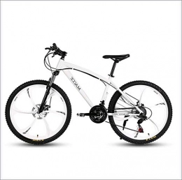 JDLAX Adult Bicycle Mountain Bike 21 Variable Speed Bicycle Ladies Bicycle Bike, Birthday Gifts 26 Inch,White
