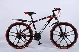 JIAWYJ Mountain Bike JIAWYJ YANGHAO-Adult mountain bike- 26In 21-Speed Mountain Bike for Adult, Lightweight Aluminum Alloy Full Frame, Wheel Front Suspension Mens Bicycle, Disc Brake YGZSDZXC-04 (Color : Black 5)