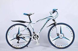 JIAWYJ Mountain Bike JIAWYJ YANGHAO-Adult mountain bike- 26In 27-Speed Mountain Bike for Adult, Lightweight Aluminum Alloy Full Frame, Wheel Front Suspension Mens Bicycle, Disc Brake YGZSDZXC-04 (Color : Blue, Size : D)