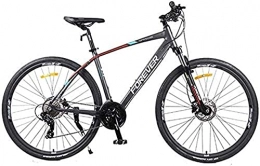 JIAWYJ Bike JIAWYJ YANGHAO-Adult mountain bike- MTB women 26-inch 27-speed mountain road vehicles, double disc aluminum hard tail mountain bike, the seat can be adjusted (Color:Grey) YGZSDZXC-04 (Color : Grey)
