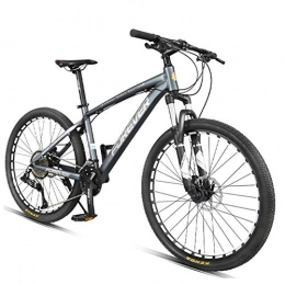 JINHH 36-Speed Mountain Bikes, Overdrive 26 Inch Full Suspension Aluminum Frame Bicycle, Men's Women Adult Mountain Trail Bike