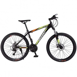 JLFSDB Mountain Bike JLFSDB Mountain Bike 24 / 26 Inch Mountain Bicycles 21 / 24 / 27 / 30 Speeds Lightweight Aluminium Alloy Frame Front Suspension Disc Brake (Color : A, Size : 24speed)