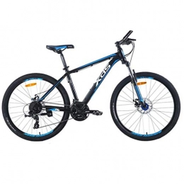 JLFSDB Mountain Bike JLFSDB Mountain Bike, 26 Inch Aluminium Alloy Bicycles For Men / Women, Double Disc Brake And Front Suspension, 24 Speed (Color : Blue)