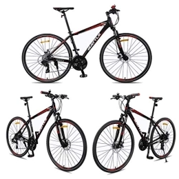 JLFSDB Bike JLFSDB Mountain Bike, 26 Inch Aluminium Alloy Mountain Bicycles, Double Disc Brake And Lock Front Suspension, 27 Speed (Color : Red)
