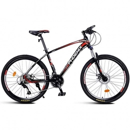 JLFSDB Mountain Bike JLFSDB Mountain Bike, 26 Inch Men / Women Hard-tail Bicycles, Aluminium Alloy Frame, Double Disc Brake Front Suspension, 27 Speed (Color : Red)