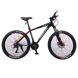 JLFSDB Mountain Bike JLFSDB Mountain Bike, 26 Inch Men / Women Hard-tail Bicycles, Aluminium Alloy Fream Double Disc Brake And Front Suspension, 27 Speed (Color : D)