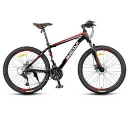 JLFSDB Bike JLFSDB Mountain Bike, 26 Inch Men / Women Hardtail Bicycles, Aluminium Alloy Frame, Dual Disc Brake Front Suspension, 27 / 30 Speed (Color : Red, Size : 30 Speed)