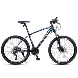 JLFSDB Mountain Bike JLFSDB Mountain Bike, 26 Inch MTB Bicycles 27 Speeds Lightweight Aluminium Alloy Frame Disc Brake Front Suspension (Color : Blue)