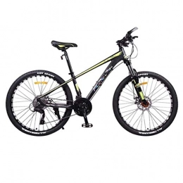 JLFSDB Mountain Bike JLFSDB Mountain Bike, 26 Inch Unisex Wheels Bicycles, Aluminium Alloy Frame Hard-tail Bike, 27 Speed Front Suspension Dual Disc Brake (Color : Yellow)