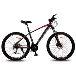 JLFSDB Mountain Bike JLFSDB Mountain Bike 26" Mountain Bicycles 21 Speeds Unisex MTB Bike Lightweight Aluminum Alloy Frame Front Suspension Double Disc Brake (Color : Red)