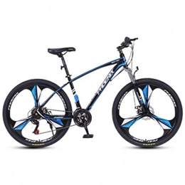 JLFSDB Bike JLFSDB Mountain Bike, 26'' Wheel Bicycles 24 Speeds MTB Lightweight Aluminium Alloy Frame Disc Brake Front Suspension (Color : Blue)